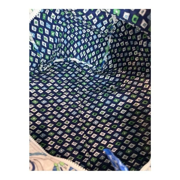 Vera Bradley Mediterranean White Duffle Bag - Picture 4 of 13